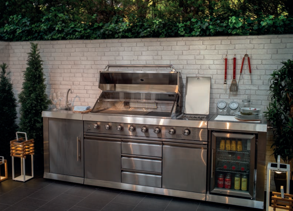 Diseños innovadores en cocinas de exterior