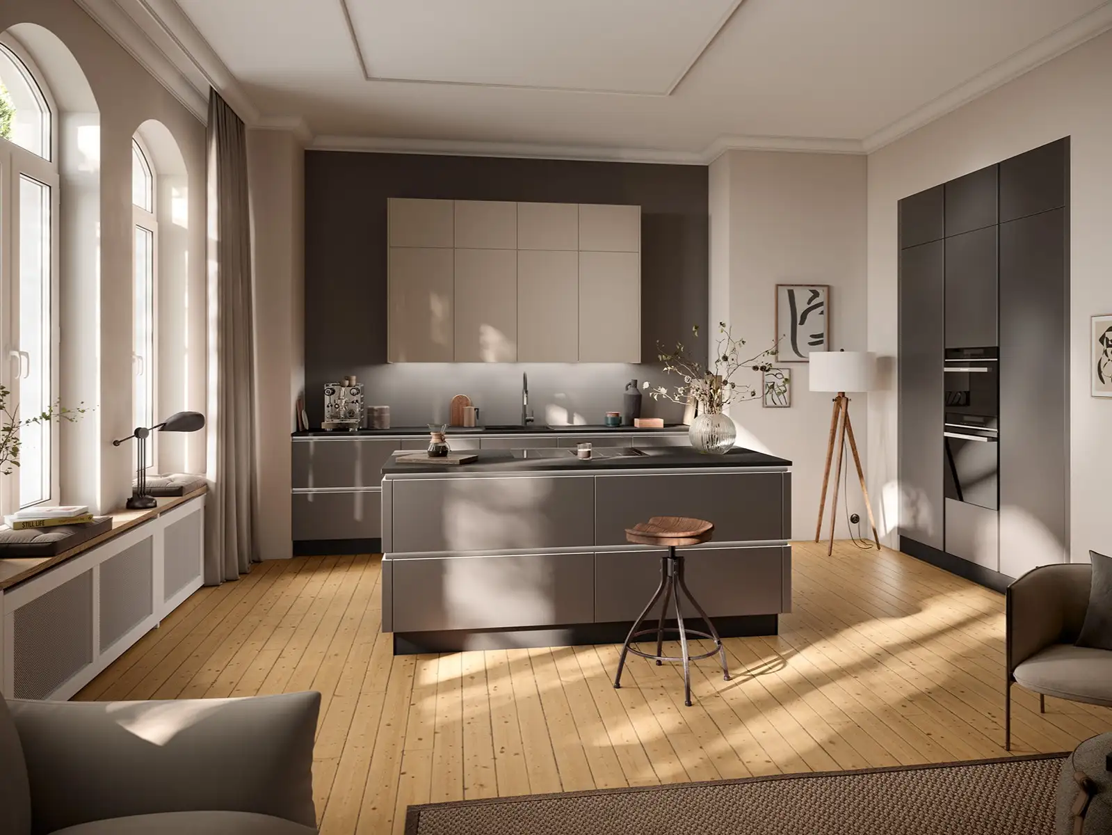 Madera maciza galvanizada para cocinas