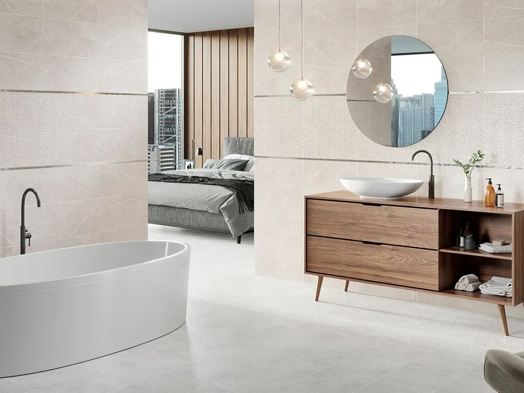 Baños abiertos a dormitorios