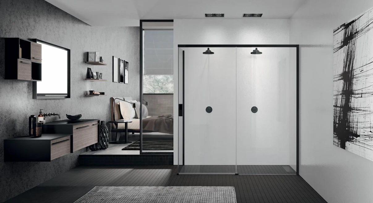 bano-diseno-blanco-y-negro Baño de diseño en blanco y negro