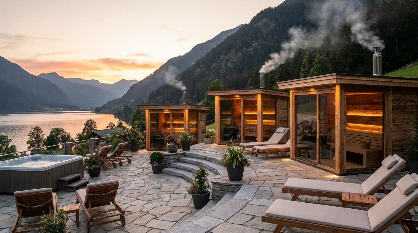 Saunas de exterior de lujo